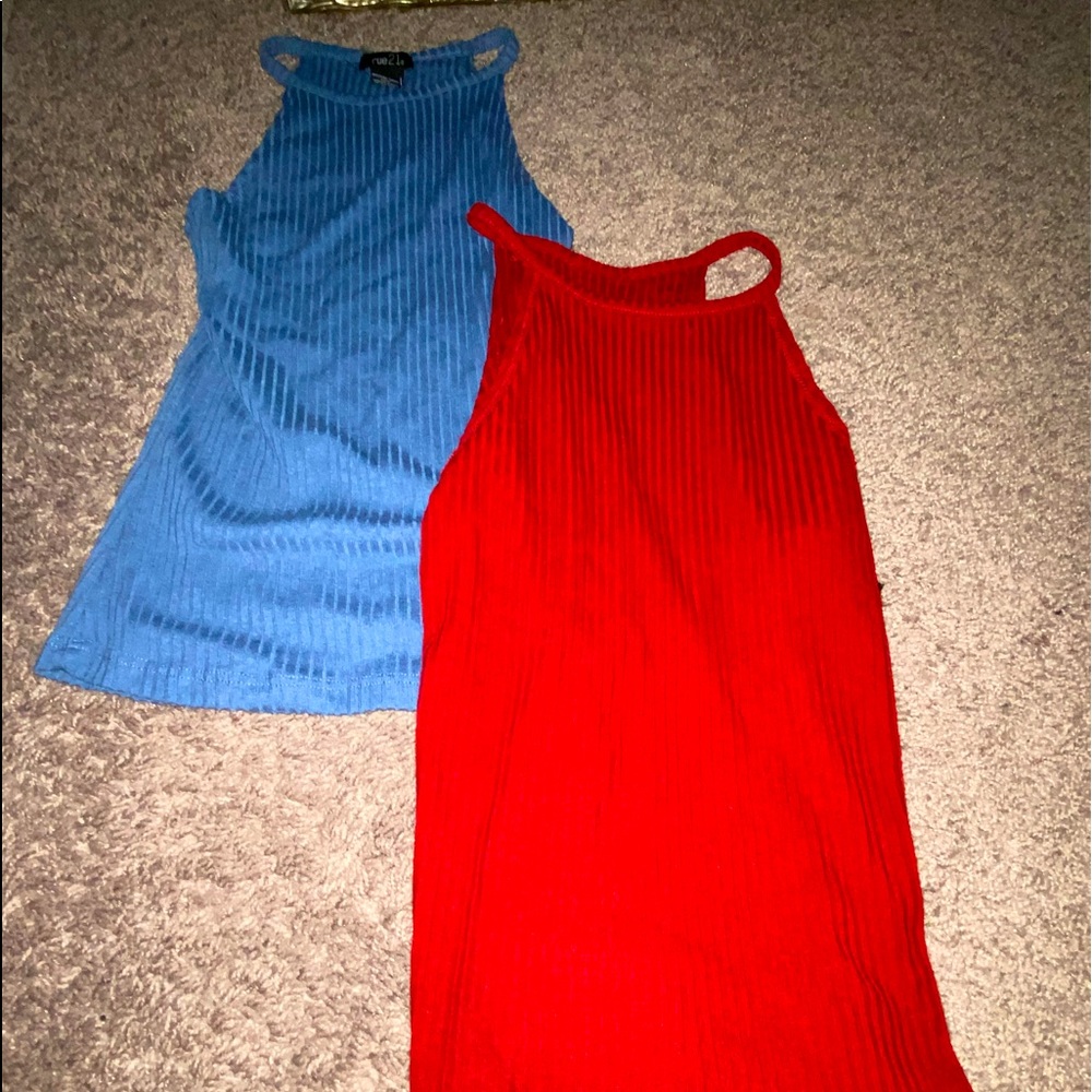 Forever 21 tops size XS Red and Blue